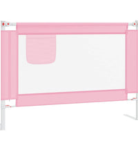 Kleinkind-Bettschutzgitter Rosa 90x25 cm Stoff