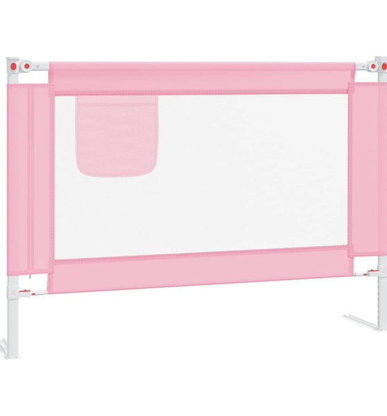 Kleinkind-Bettschutzgitter Rosa 90x25 cm Stoff