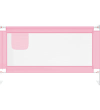 Kleinkind-Bettschutzgitter Rosa 150x25 cm Stoff