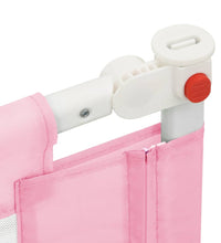 Kleinkind-Bettschutzgitter Rosa 150x25 cm Stoff