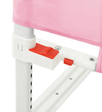 Kleinkind-Bettschutzgitter Rosa 150x25 cm Stoff