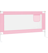 Kleinkind-Bettschutzgitter Rosa 160x25 cm Stoff