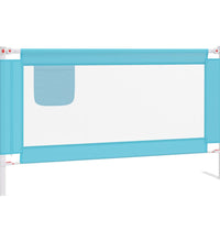 Kleinkind-Bettschutzgitter Blau 140x25 cm Stoff