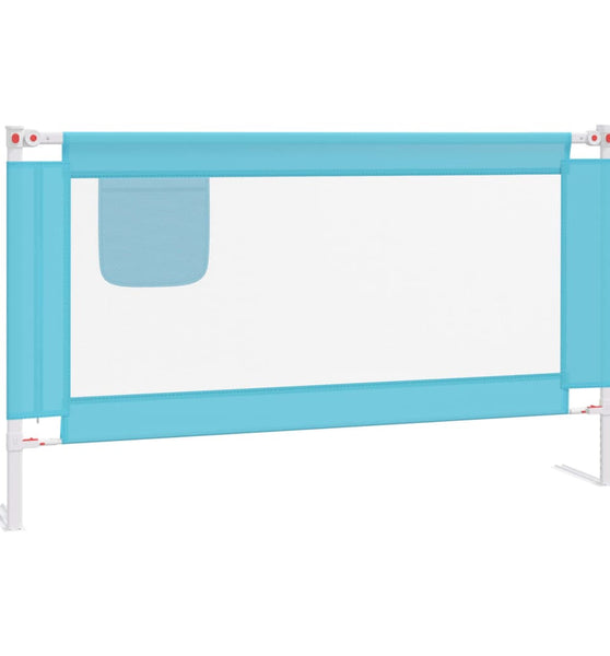 Kleinkind-Bettschutzgitter Blau 140x25 cm Stoff