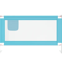 Kleinkind-Bettschutzgitter Blau 140x25 cm Stoff