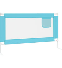 Kleinkind-Bettschutzgitter Blau 140x25 cm Stoff