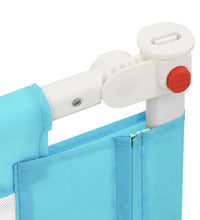 Kleinkind-Bettschutzgitter Blau 140x25 cm Stoff