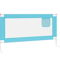 Kleinkind-Bettschutzgitter Blau 160x25 cm Stoff