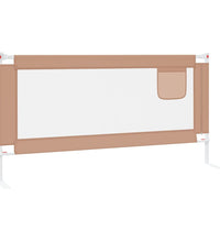 Kleinkind-Bettschutzgitter Taupe 180x25 cm Stoff