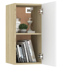 TV-Schrank Weiß Sonoma-Eiche 30,5x30x60 cm Holzwerkstoff