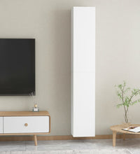 TV-Schränke 2 Stk. Weiß 30,5x30x90 cm Holzwerkstoff