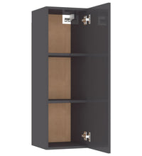 TV-Schrank Hochglanz-Grau 30,5x30x90 cm Holzwerkstoff