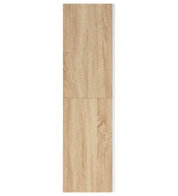 TV-Schrank Weiß und Sonoma-Eiche 30,5x30x110 cm Holzwerkstoff