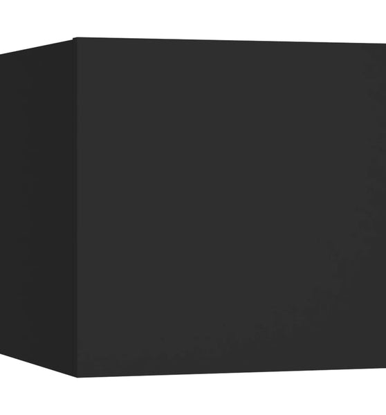 TV-Wandschrank Schwarz 30,5x30x30 cm