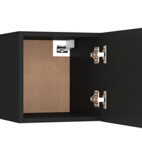 TV-Wandschrank Schwarz 30,5x30x30 cm