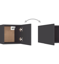 TV-Wandschrank Grau 30,5x30x30 cm