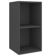 TV-Wandschrank Grau 37x37x72 cm Holzwerkstoff