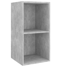 TV-Wandschrank Betongrau 37x37x72 cm Holzwerkstoff