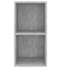 TV-Wandschrank Betongrau 37x37x72 cm Holzwerkstoff