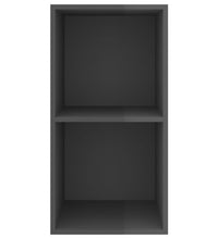 TV-Wandschrank Hochglanz-Grau 37x37x72 cm Holzwerkstoff