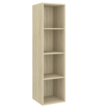 TV-Wandschrank Sonoma-Eiche 37x37x142,5 cm Holzwerkstoff