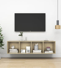 TV-Wandschrank Sonoma-Eiche 37x37x142,5 cm Holzwerkstoff