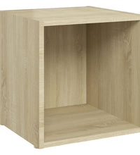 TV-Schrank Sonoma-Eiche 37x35x37 cm Holzwerkstoff