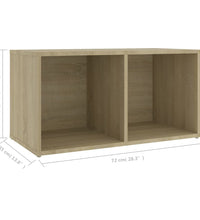 TV-Schrank Sonoma-Eiche 72x35x36,5 cm Holzwerkstoff