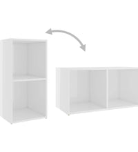 TV-Schrank Hochglanz-Weiß 72x35x36,5 cm Holzwerkstoff