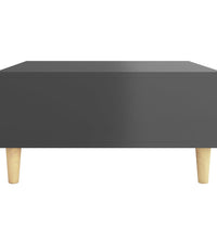 Couchtisch Hochglanz-Grau 60x60x30 cm Holzwerkstoff