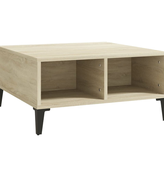 Couchtisch Sonoma-Eiche 60x60x30 cm Holzwerkstoff