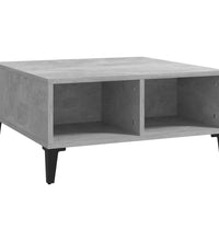 Couchtisch Betongrau 60x60x30 cm Holzwerkstoff