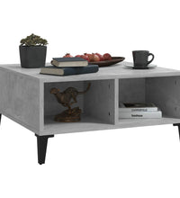 Couchtisch Betongrau 60x60x30 cm Holzwerkstoff