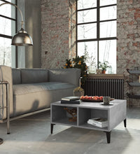 Couchtisch Betongrau 60x60x30 cm Holzwerkstoff