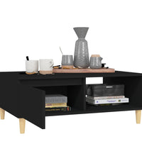 Couchtisch Schwarz 90x60x35 cm Holzwerkstoff