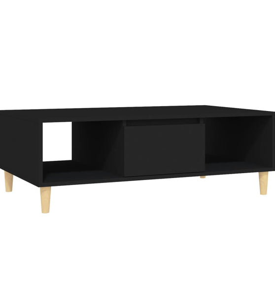 Couchtisch Schwarz 103,5x60x35 cm Holzwerkstoff