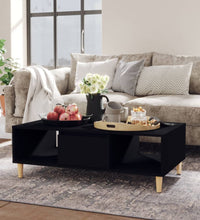Couchtisch Schwarz 103,5x60x35 cm Holzwerkstoff
