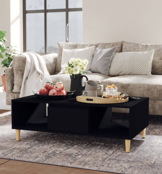Couchtisch Schwarz 103,5x60x35 cm Holzwerkstoff