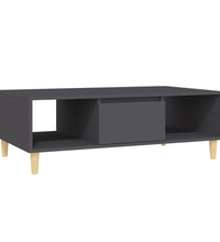 Couchtisch Grau 103,5x60x35 cm Holzwerkstoff