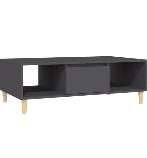Couchtisch Grau 103,5x60x35 cm Holzwerkstoff