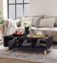 Couchtisch Hochglanz-Grau 103,5x60x35 cm Holzwerkstoff