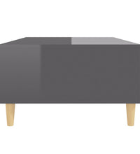 Couchtisch Hochglanz-Grau 103,5x60x35 cm Holzwerkstoff