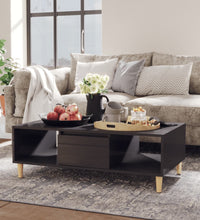 Couchtisch Hochglanz-Grau 103,5x60x35 cm Holzwerkstoff