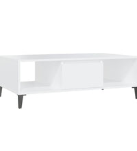 Couchtisch Weiß 103,5x60x35 cm Holzwerkstoff