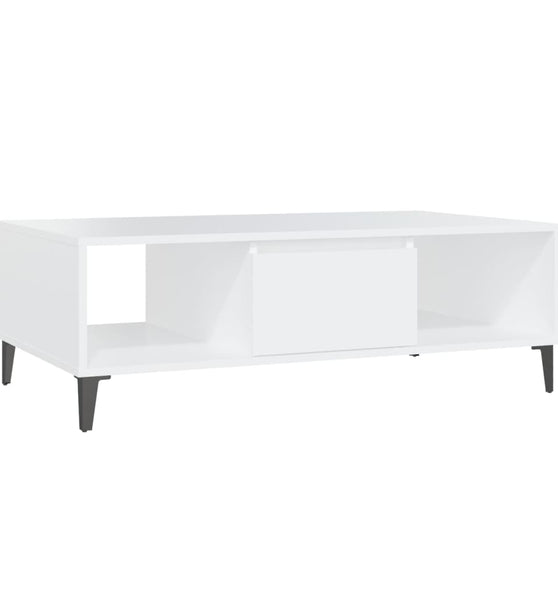 Couchtisch Weiß 103,5x60x35 cm Holzwerkstoff