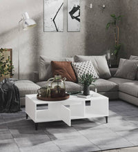 Couchtisch Weiß 103,5x60x35 cm Holzwerkstoff