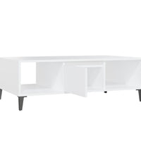 Couchtisch Weiß 103,5x60x35 cm Holzwerkstoff