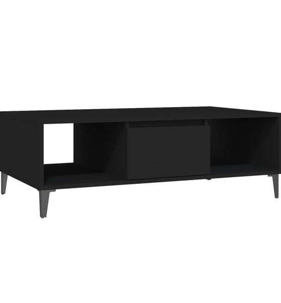 Couchtisch Schwarz 103,5x60x35 cm Holzwerkstoff