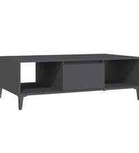 Couchtisch Grau 103,5x60x35 cm Holzwerkstoff