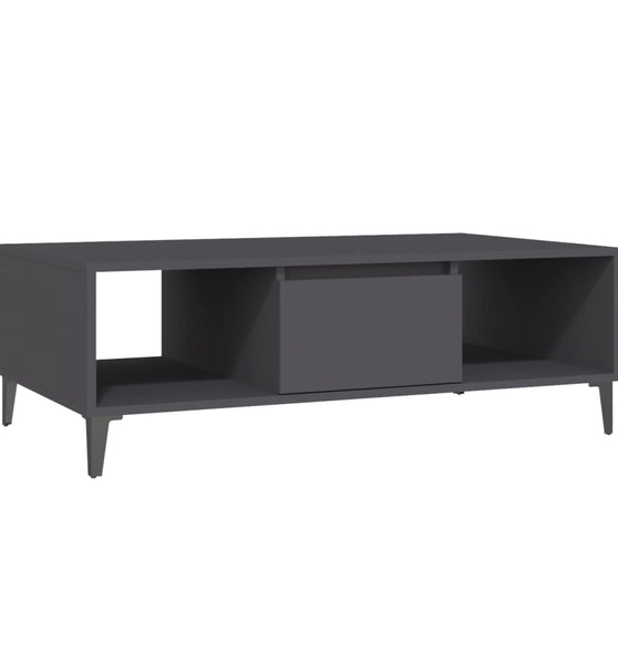 Couchtisch Grau 103,5x60x35 cm Holzwerkstoff